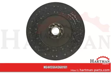 Tarcza sprzęgła 350 organiczna, sztywna 335005526, 61100160001, 335005
