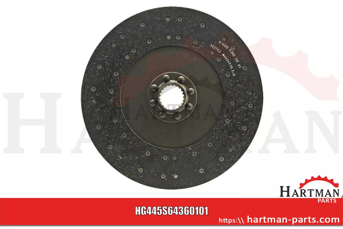 Tarcza sprzęgła 350 organiczna, sztywna 335005526, 61100160001, 335005