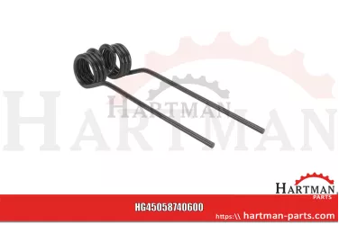 Palec przetrząsaczo-zgrabiarki karuz. strona lewa 58740600