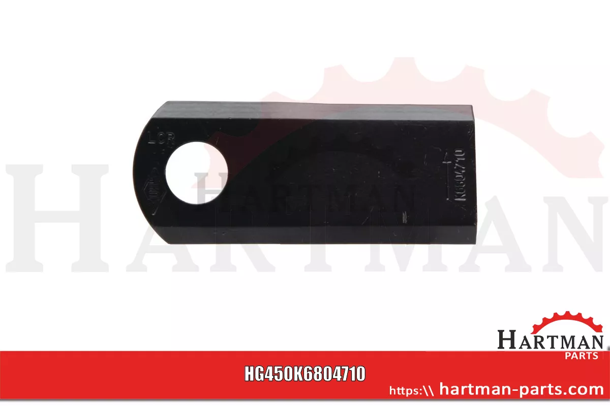 Nożyk lewy, z zaokrągleniem na głowicy 25 mm K6804710