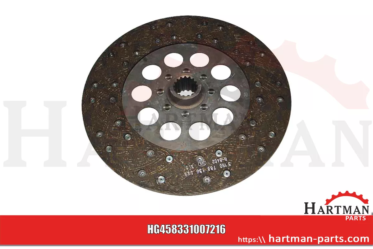 Tarcza sprzęgła 310UKF 02940358, 4314891, 331007216