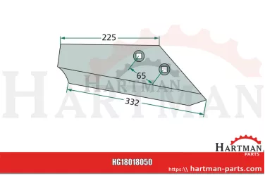 Redlica skrzydełkowa prawa 871.12.141