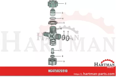 Korpus rozpylacza SY116677, 116677