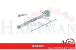 Wałek stożkowy wtykowy 3 częściowy, długość - 190 mm 50480, 72452