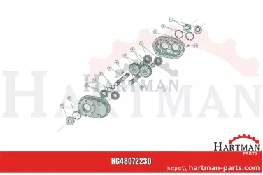 Śruba z łbem walcowym M10x25 DIN 912 72246, 48111
