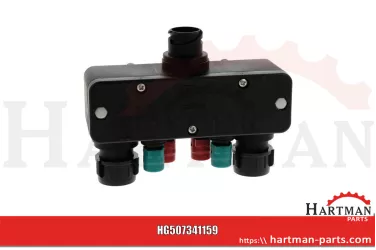 Blok rozdzielacza wielofunkcyjny 7- i 13-pin. przy 12 V. 15 pin. przy