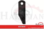 Nóż bijakowy pochylony w prawo, napawany 173 x 50 x 4,5 mm, Ø 18 mm 87