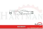 Palec przetrząsaczo-zgrabiarki karuz. 9860072, 2503-538X, 0608770