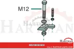 Mocowanie kpl. (nowa forma od 1985), śruba M12 7006565650