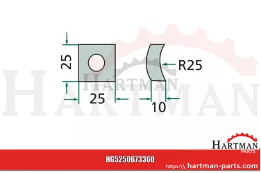 Nakrętka wklęsła 0673360, 0621820