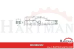 Palec przetrząsaczo-zgrabiarki karuz. czarny 0673744, 0673742