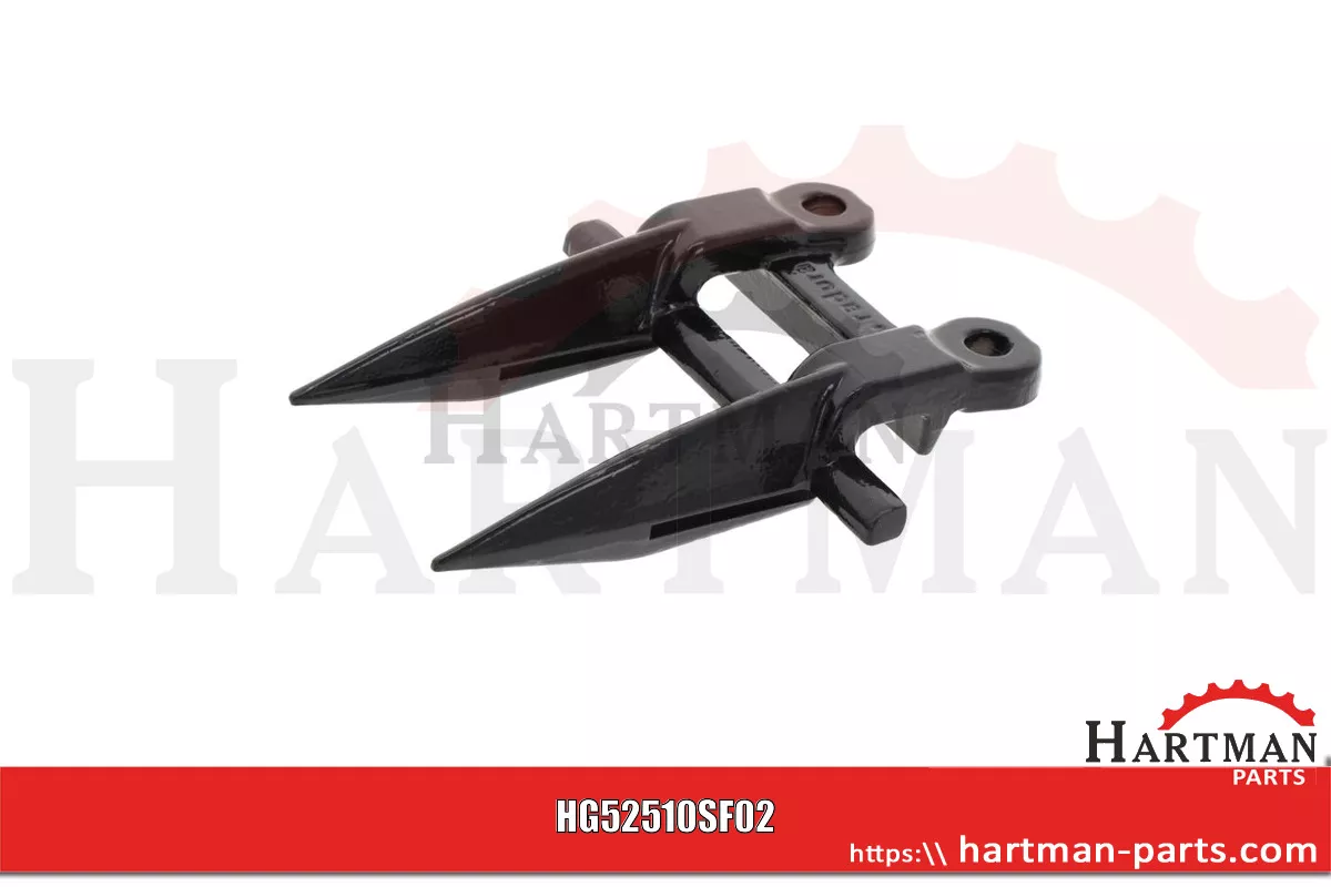 Bagnet podwójny 6” podwójnie hartowany czarny 10SF02, B10SF02