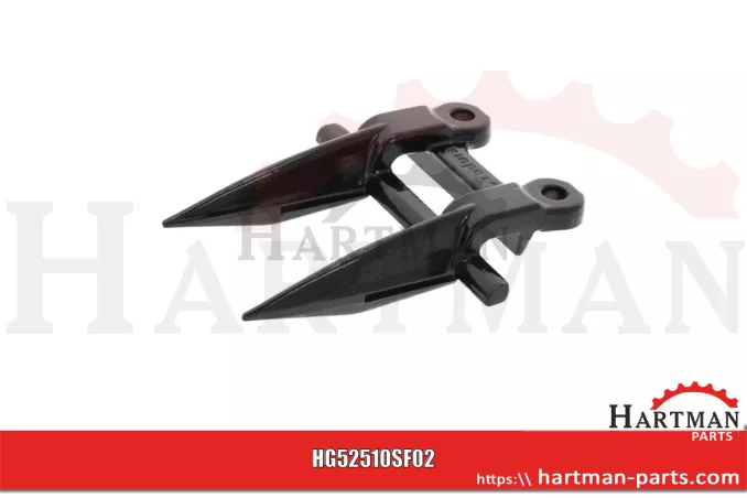 Bagnet podwójny 6” podwójnie hartowany czarny 10SF02, B10SF02