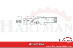 Palec przetrząsaczo-zgrabiarki karuz. strona prawa 1433-0200