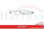 Palec zgrabiarki pokosowej (czarno-niebieski) Z3012450