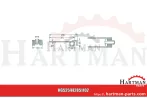 Palec przetrząsaczo-zgrabiarki karuzelow 442851102