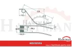 Palec zgrabiarki pokosowej -