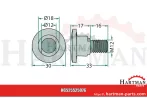 Śruba nożyka kpl. z nakrętką specjalną 56115800 + 80201262, CC19994