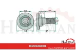 Śruba nożyka kpl. z nakrętką zabezpieczającą KT56403100, 56403100, KT5