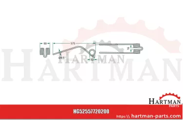 Palce zgrabiarki 57720200