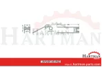 Palec przetrząsaczo-zgrabiarki karuz. 804-58505210, 58505210, 127-1266