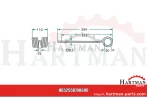 Palec przetrząsaczo-zgrabiarki karuz. strona lewa 52558740600