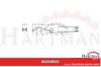 Palec przetrząsaczo-zgrabiarki karuz. 10 sztuk 600034