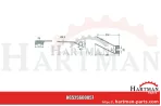 Palec przetrząsaczo-zgrabiarki karuz. (żółty) 600057, 43854.10