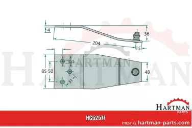 Trzymak noża 7F