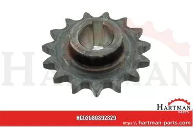 Koło łańcuchowe przenośnika kłosowego 15 zębów, 25 mm 80392329