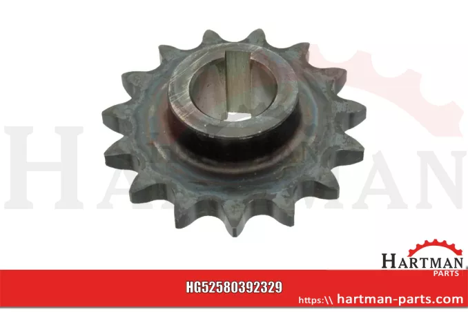 Koło łańcuchowe przenośnika kłosowego 15 zębów, 25 mm 80392329
