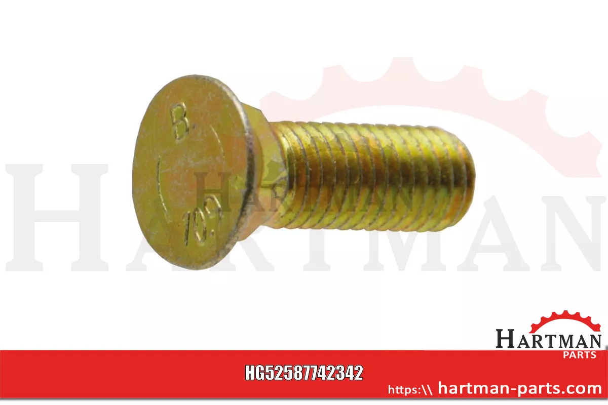 Śruba z nakrętką, M10 x 30, 10.9 87742342
