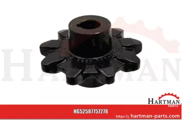 Koło łańcuchowe górne, elewator zbożowy i przenośnik 9 zębów, 25 mm 80