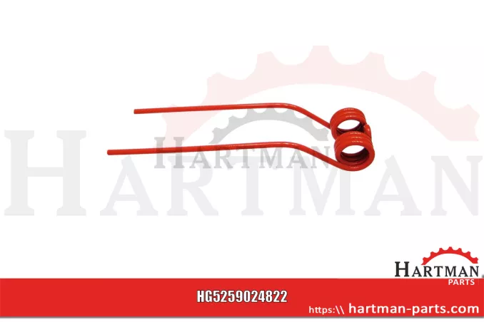 Palec przetrząsaczo-zgrabiarki karuz. prawy (czerwony) 0009024822, 902