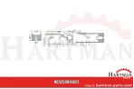 Palec przetrząsaczo-zgrabiarki karuz. prawy (czerwony) 0009024822, 902