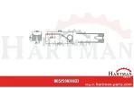 Palec przetrząsaczo-zgrabiarki karuz. lewy (czerwony) 0009024832, 9024