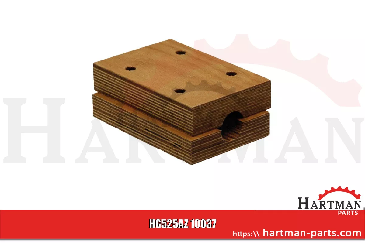 Łożysko drewnianie Ø 32 mm, do wału wytrząsacza AZ10037, AZ 10037
