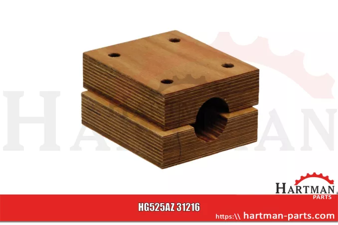 Łożysko drewnianie Ø 35 mm, do wału wytrząsacza AZ 31216, AZ31216, AZ