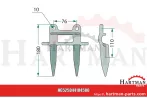 Bagnet podwójny 6” D44102900, D44104500