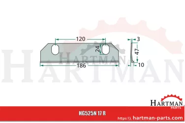 Prowadnica kątowa N17R
