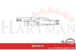 Palec przetrząsaczo-zgrabiarki karuzelow (kremowy) Z3012180