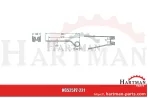 Palec przetrząsaczo-zgrabiarki karuzelow prawy Z3012200