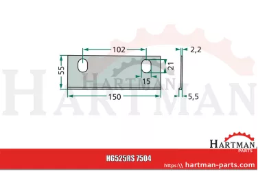Płytka czyszcząca do rozdzielacza wewnętrznego, górna RS7504