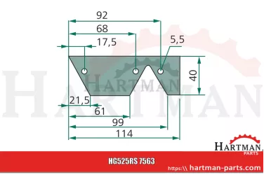 Płytka czyszcząca RS7563
