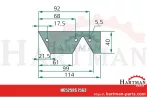 Płytka czyszcząca RS7563
