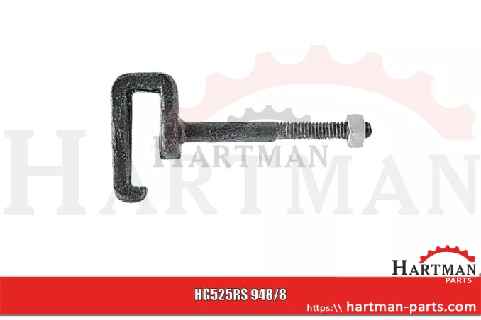 Śruba z hakiem z nakrętką RS948/8, RS948/6