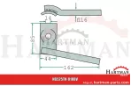 Trzymak zęba strona prawa Z3016610, VGTH0108V, TH-0108V