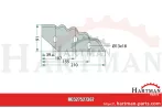 Nóż prawy CL 04.0014, 70-278