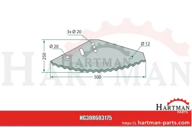 Nóż M1050622, KDM1050622