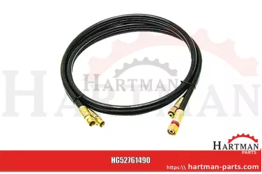 Wąż hydrauliczny podwójny NW 10 x 2200 61490, 151511